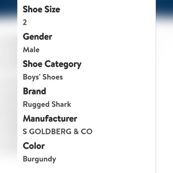 Rugged Shark Kids Lined Sherpa Style Fabric Clog shoes size 2 - Picture 8 of 9